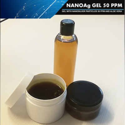 Nano Silver Gel 50 PPM For Skin Care